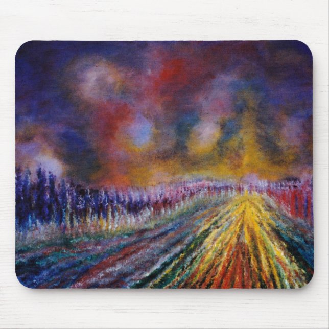 Purple Path Mouse Pad (Front)