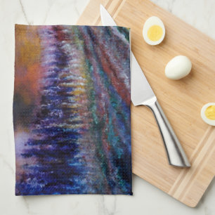 Purple Path Tea Towel