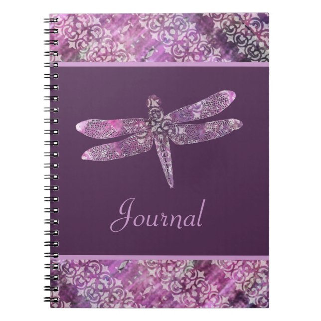 Purple Patina: Dragonfly Notebook (Front)
