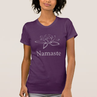 Purple Patina: Lotus Namaste T-Shirt