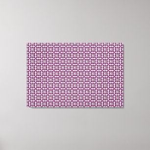 Purple Pattern Canvas Print