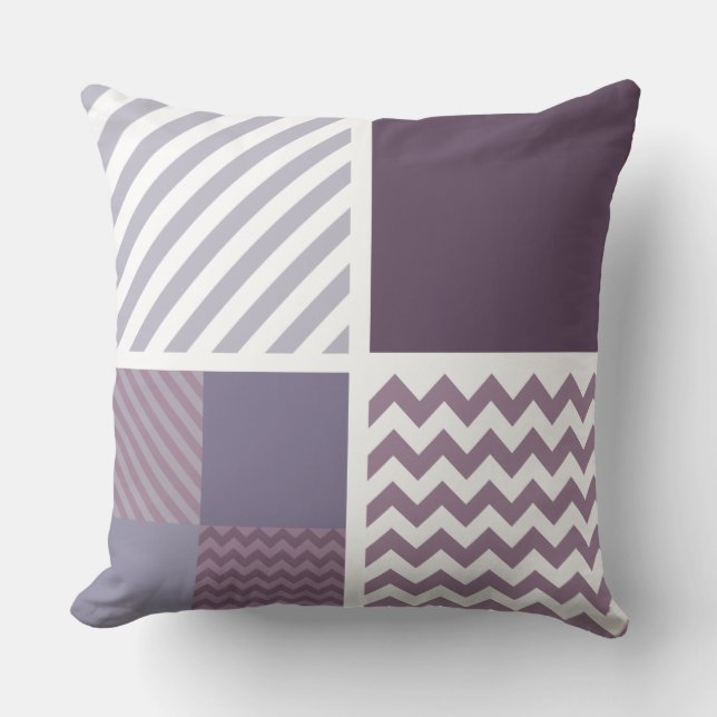 Purple Pattern Cushion (Front)