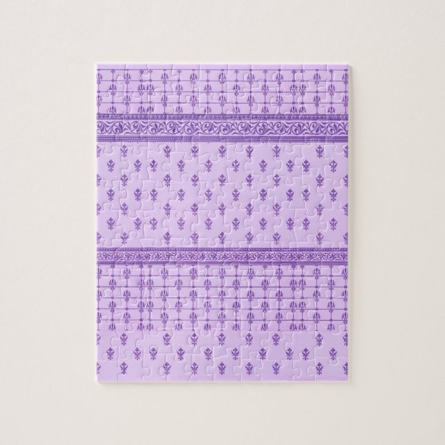purple pattern jigsaw puzzle (Vertical)