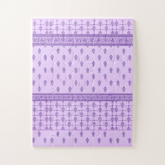 purple pattern jigsaw puzzle (Vertical)