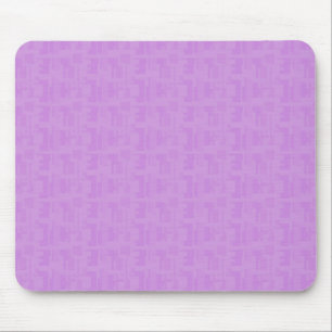 Purple Pattern Mouse Pad