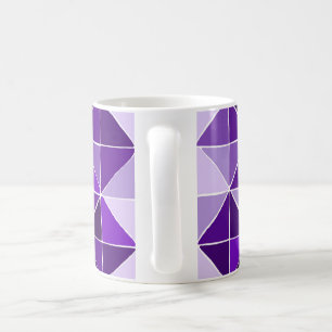 purple pattern mug