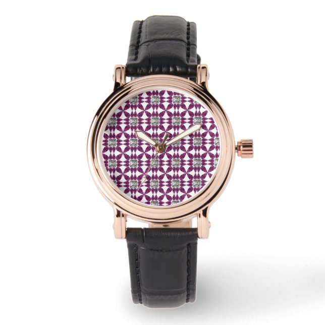 Purple Pattern Watch (Front)