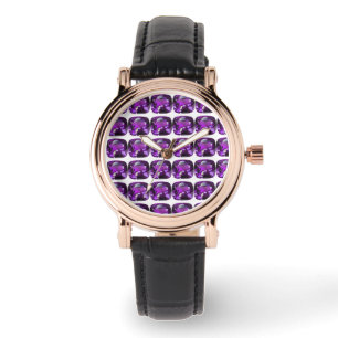 Purple Pattern Watch