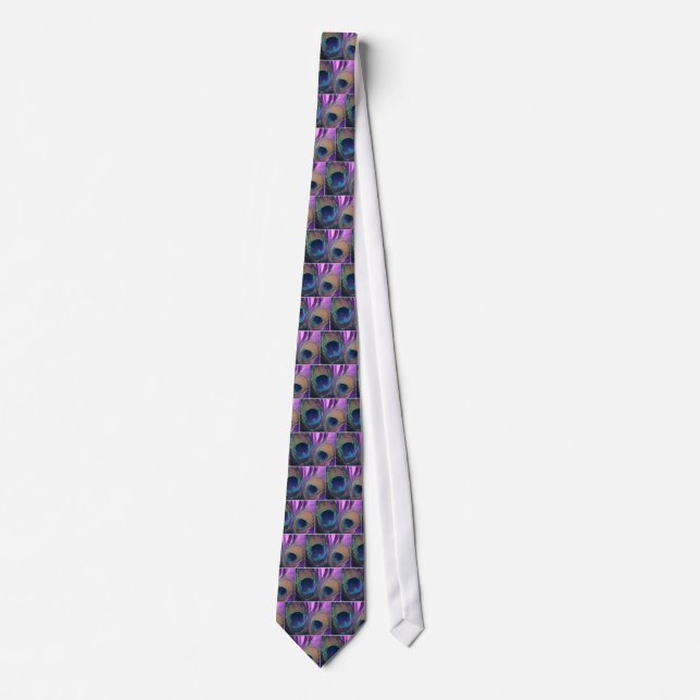 Purple Peacock Tie (Front)