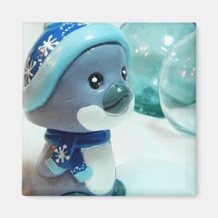 Purple Penguin III Magnet