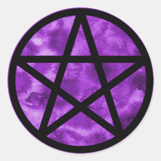 Purple Pentacle Sticker