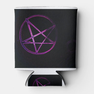 purple pentagram can cooler