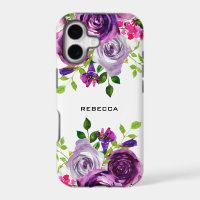 Purple peonies flowers bouquet