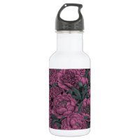 Purple peony flowers