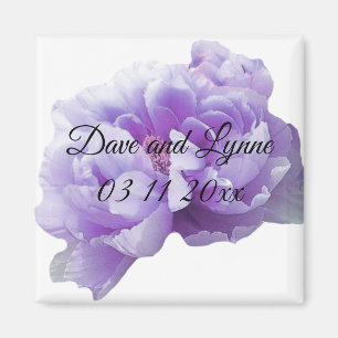 Purple Peony Magnet