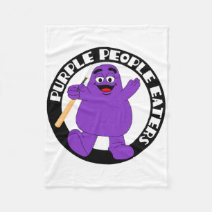 Purple People Eaters Softll Team - Denver Church M Fleece Blanket