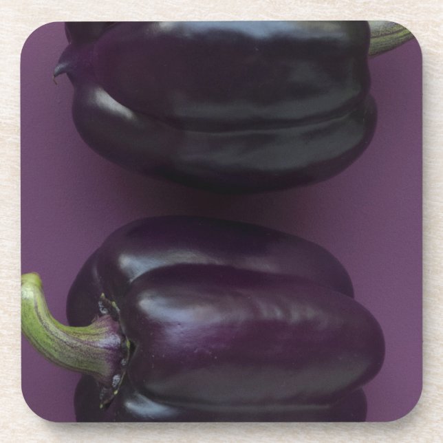 purple peppers coaster (Front)
