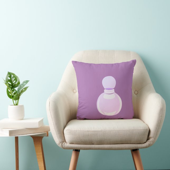 Purple Perfume Bottle Cushion (Chair)