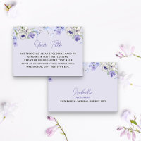 Purple Peri Floral Quinceanera Reception