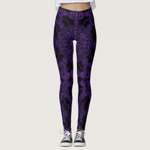 Purple Persian Leggings