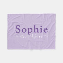 Purple personalised girl