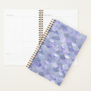 Purple Personalised Mermaid Yearly Planner