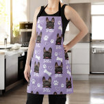 Purple Personalised Pet Photo Dog Lover Instagram Apron<br><div class="desc">Show off your love for your furry companion with the "Cute Custom Love Paw Print Dog Lover Pet Photo" design. This personalised product allows you to feature your favourite pet photo, creating a heartwarming tribute to your beloved dog. With an adorable paw print motif and customisable options, it's the perfect...</div>