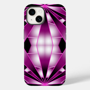 Purple Perspective Gradient Colour Filled Drawing  Case-Mate iPhone 14 Case