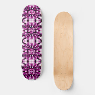 Purple Perspective Gradient Colour Filled Drawing Skateboard