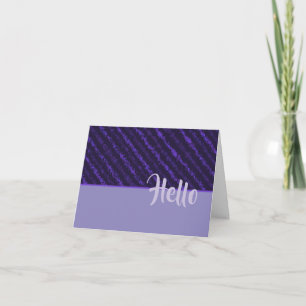Purple Persuasion Blank Note Card