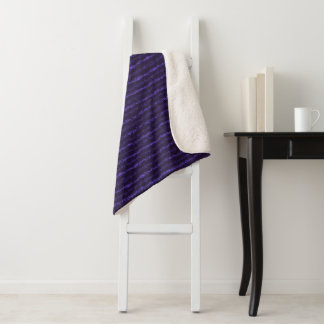 Purple Persuasion Sherpa Blanket