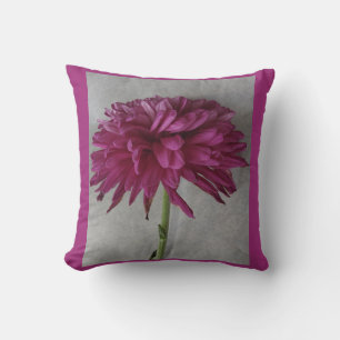 Purple Petal Flower Cushion