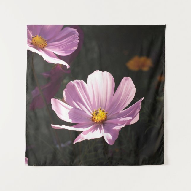 PURPLE PETALED FLOWER TAPESTRY (Front)
