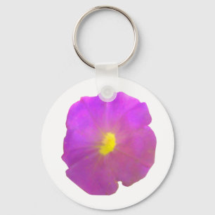 Purple Petunia Keychain