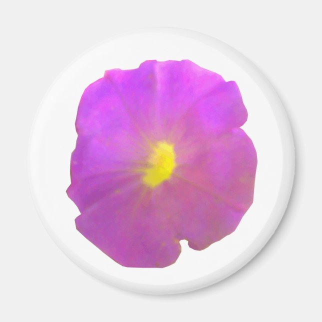Purple Petunia Magnet (Front)