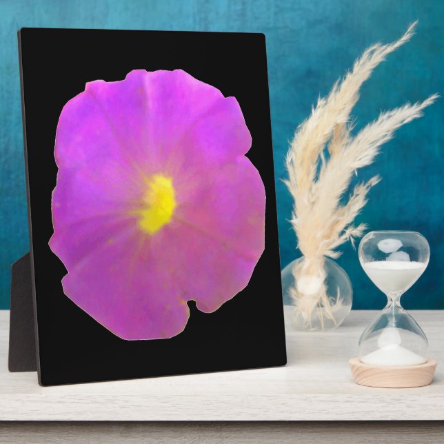 Purple Petunia Plaque (Side)