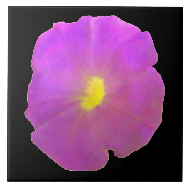 Purple Petunia Tile (Front)