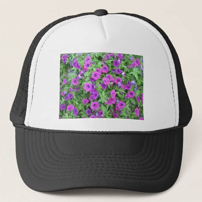 Purple Petunias Hat (Front)