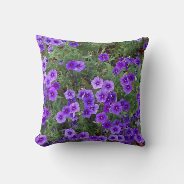 Purple Phlox flowers on a Cushion (Front)