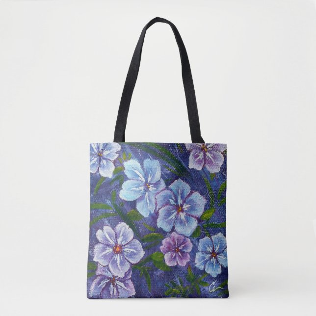 Purple Phlox Tote (Front)