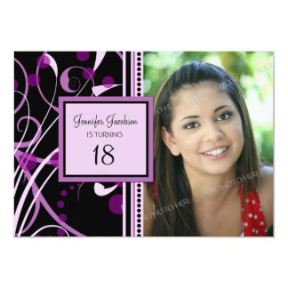 18 birthday invitation