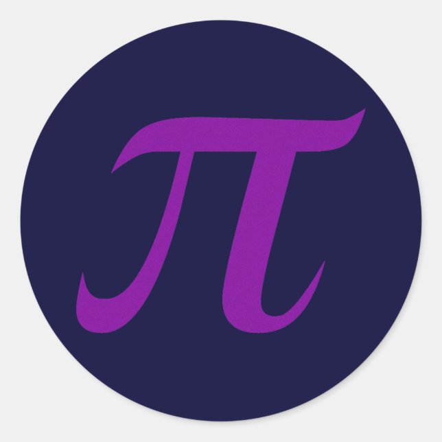 Purple Pi Sticker (Front)