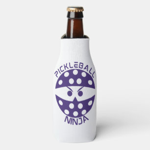 Purple Pickleball Ninja Bottle Cooler