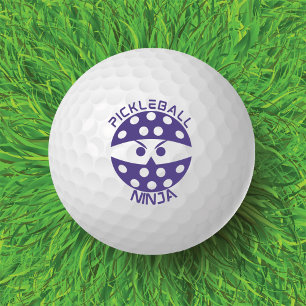 Purple Pickleball Ninja Golf Balls