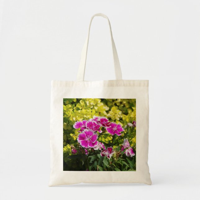 Purple Picotee tote bag (Front)