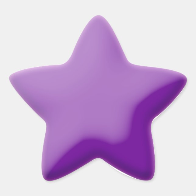 Purple Pillow Style Sticker (Front)