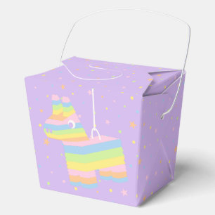 Purple Piñata Party Favour Box