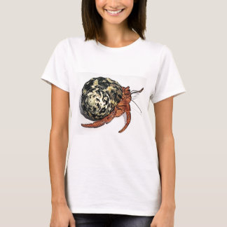 Purple Pincher Hermit Crab Design T-Shirt
