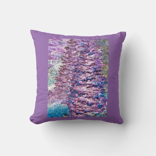 Purple Pine Pillow (Front)