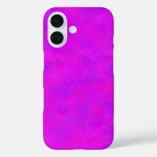 Purple Pink Abstract Pattern iPhone 16 Case